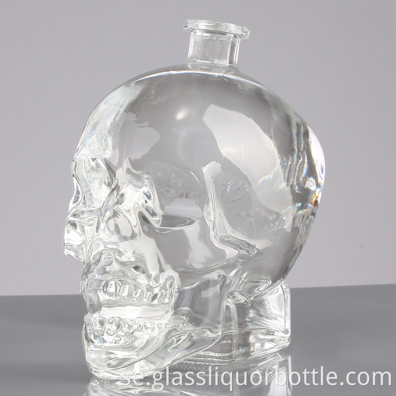 Skull Glass Bottles